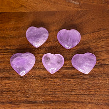 Load image into Gallery viewer, Amethyst Mini Hearts
