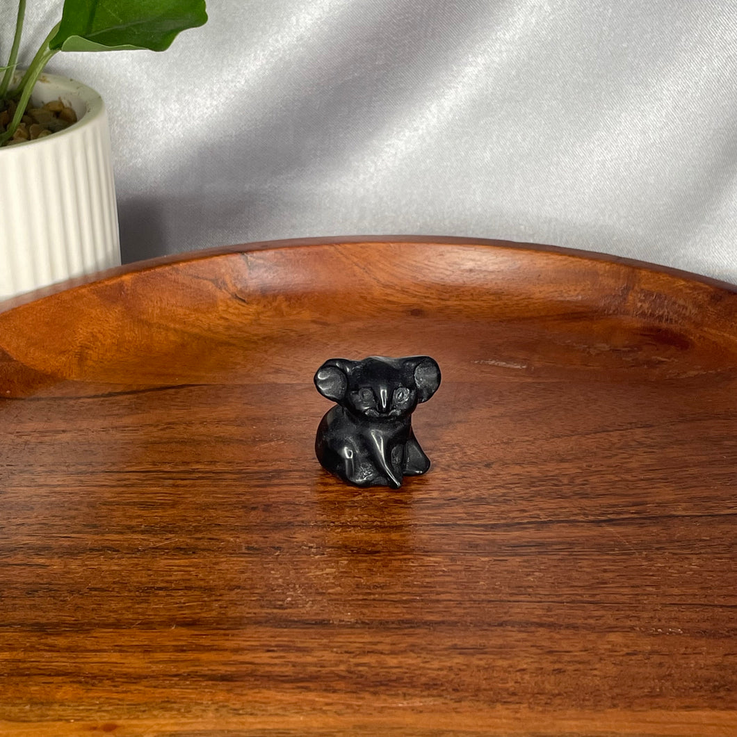 Black Obsidian Mini Koala