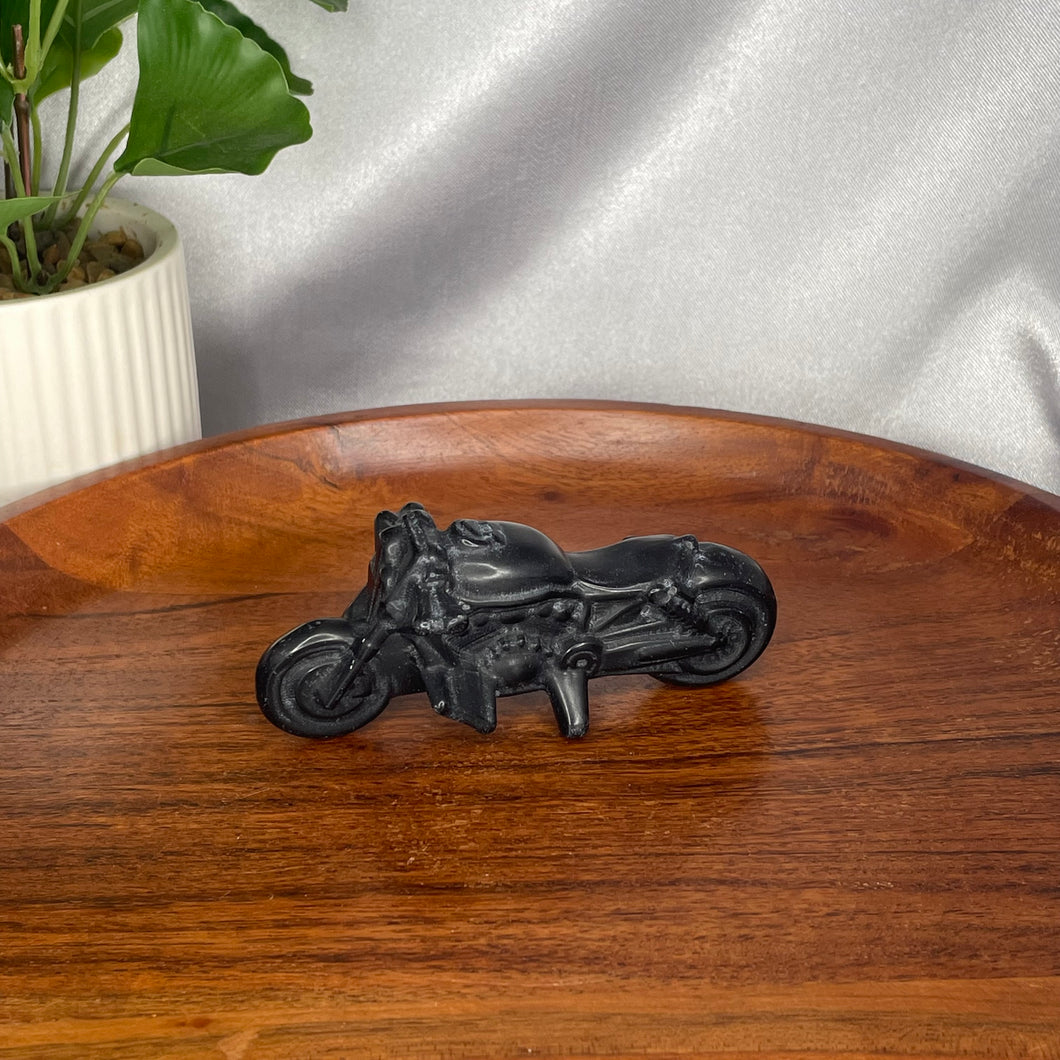 Black Obsidian Motorbike