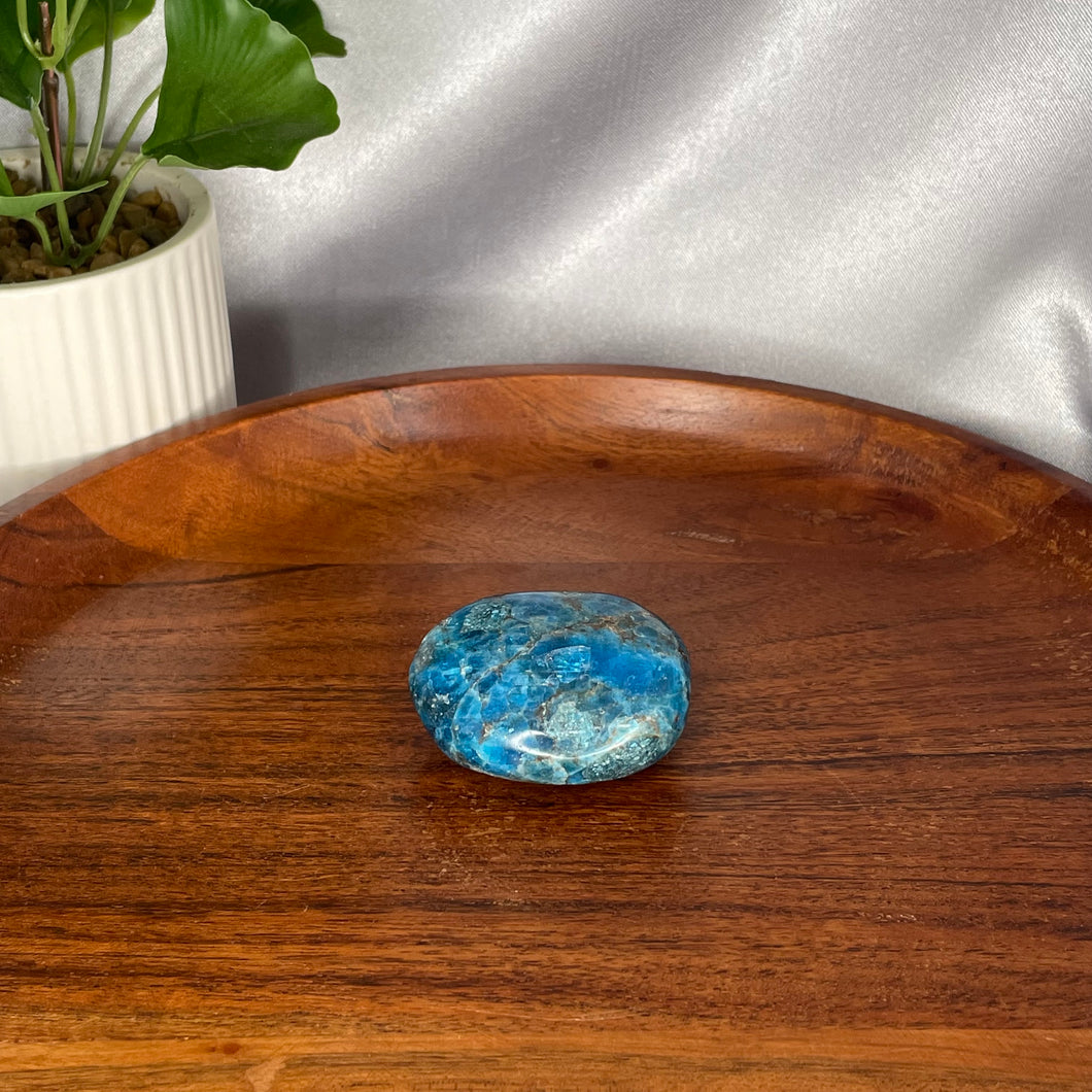 Blue Apatite Palm Stones