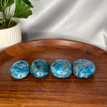 Load image into Gallery viewer, Blue Apatite Palm Stones
