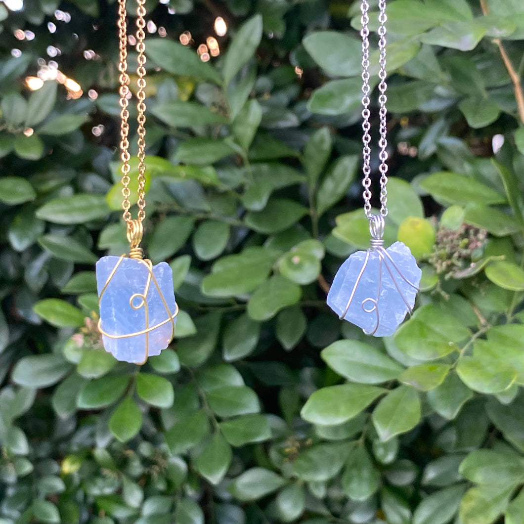 Blue Calcite Necklaces