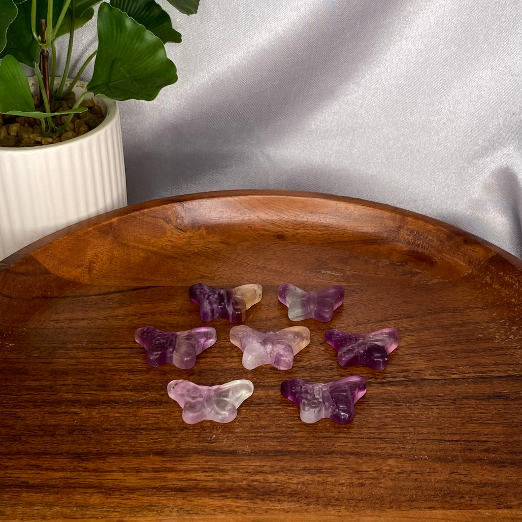 Fluorite Mini Butterflies