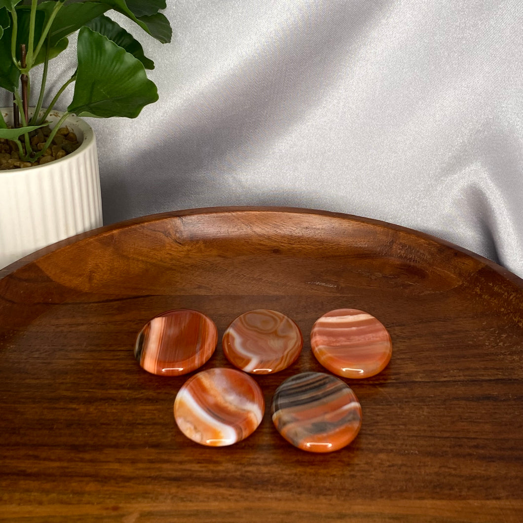 Carnelian Worry Stones