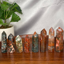 Load image into Gallery viewer, Moss Agate x Carnelian Small Towers
