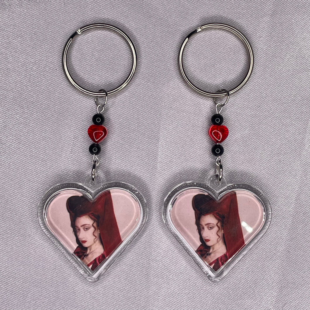 Chappell Roan Heart Keyrings (Good Luck, Babe!)