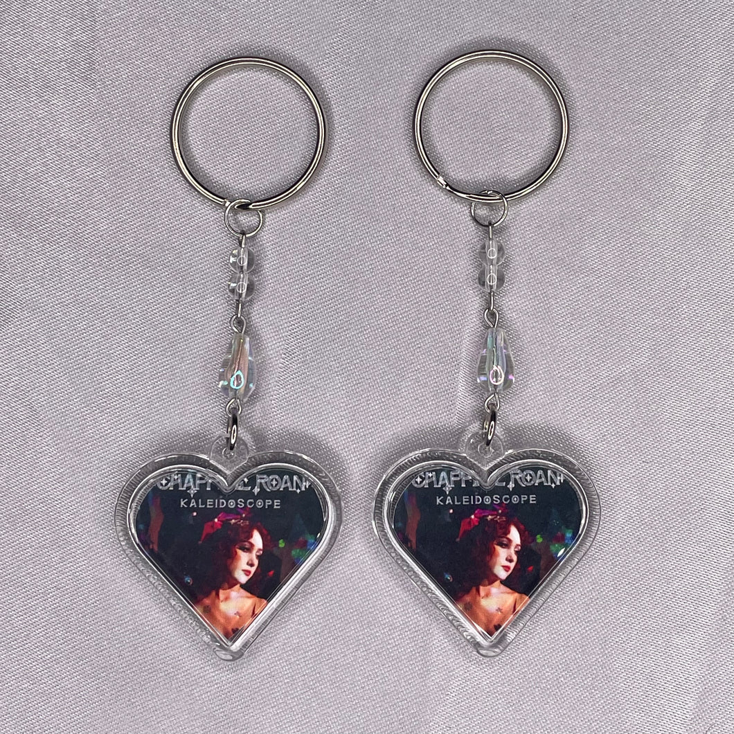 Chappell Roan Heart Keyrings (Kaleidoscope)