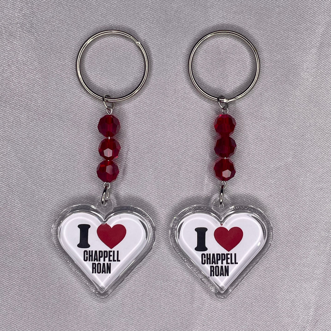 Chappell Roan Heart Keyrings