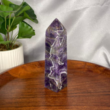 Load image into Gallery viewer, Chevron Amethyst XL Towers
