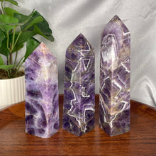 Load image into Gallery viewer, Chevron Amethyst XL Towers
