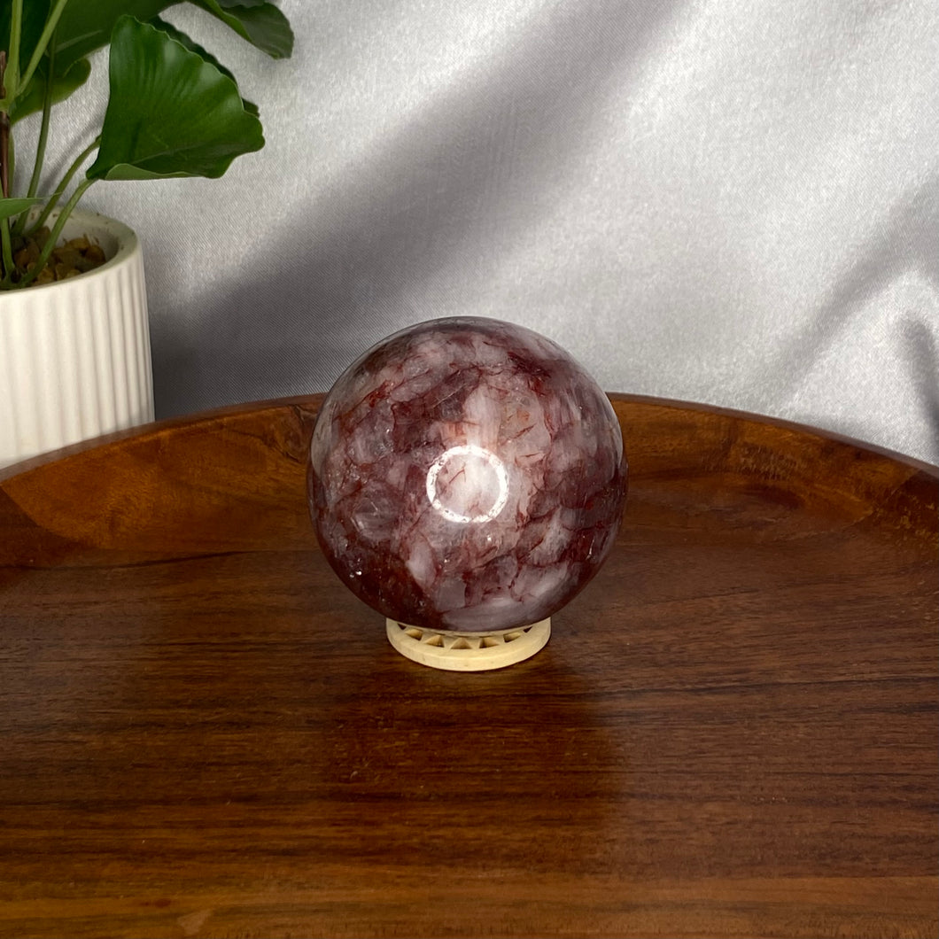 Fire Quartz Sphere