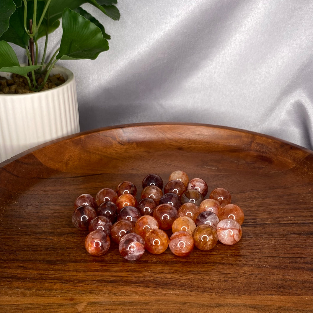 Fire Quartz Mini Spheres