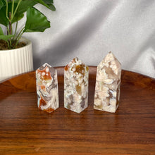 Load image into Gallery viewer, Flower Agate Towers
