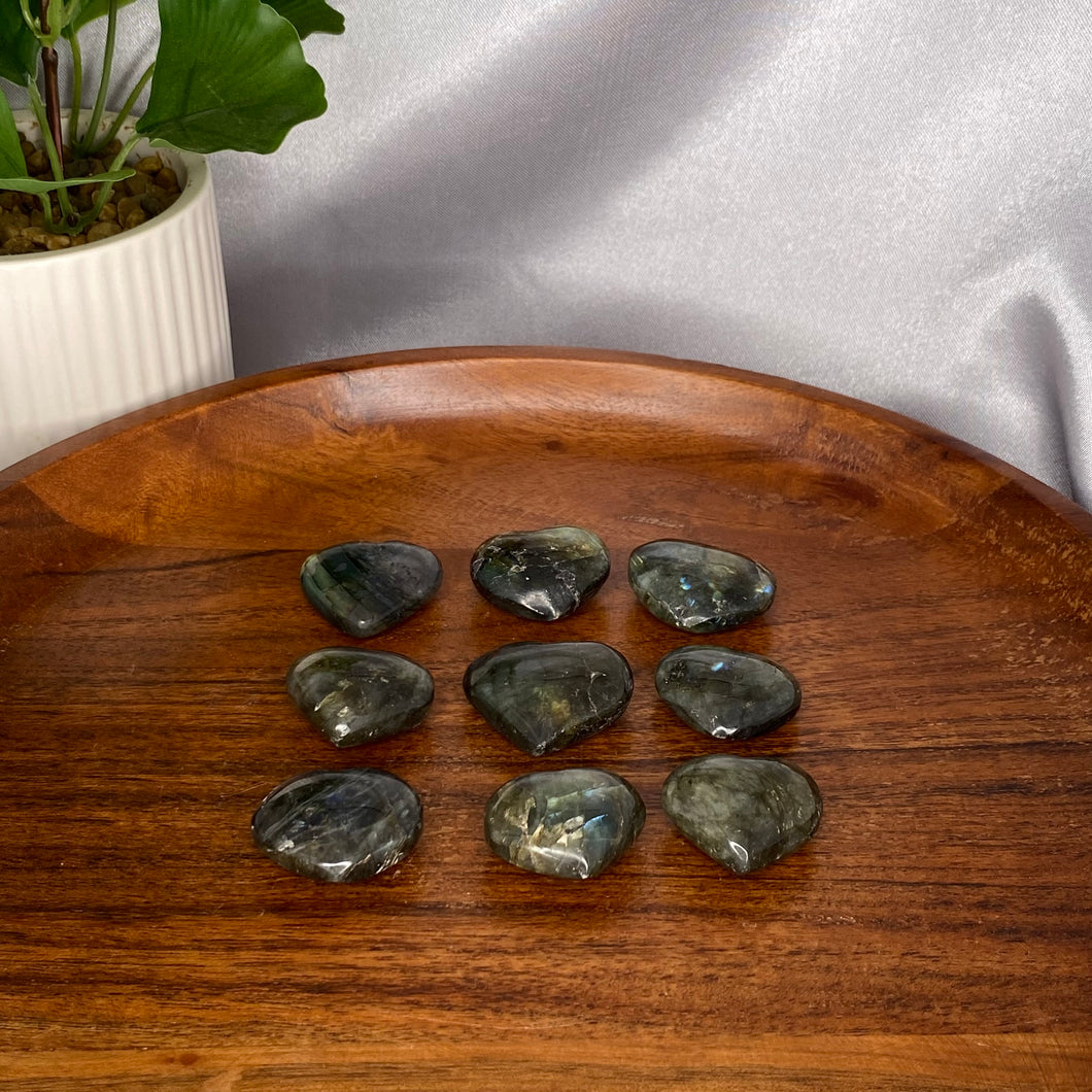 Labradorite Mini Hearts