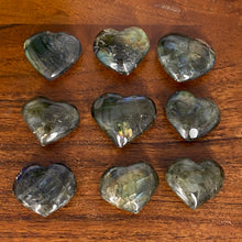 Load image into Gallery viewer, Labradorite Mini Hearts
