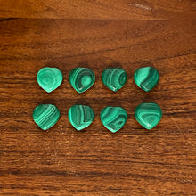 Load image into Gallery viewer, Malachite Mini Hearts
