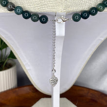 Load image into Gallery viewer, Moss Agate &amp; Clear Quartz Necklace
