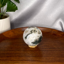 Load image into Gallery viewer, Moss Agate Spheres (High Quality)
