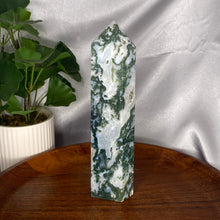 Load image into Gallery viewer, Moss Agate XL Tower
