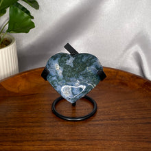 Load image into Gallery viewer, Moss Agate Hearts
