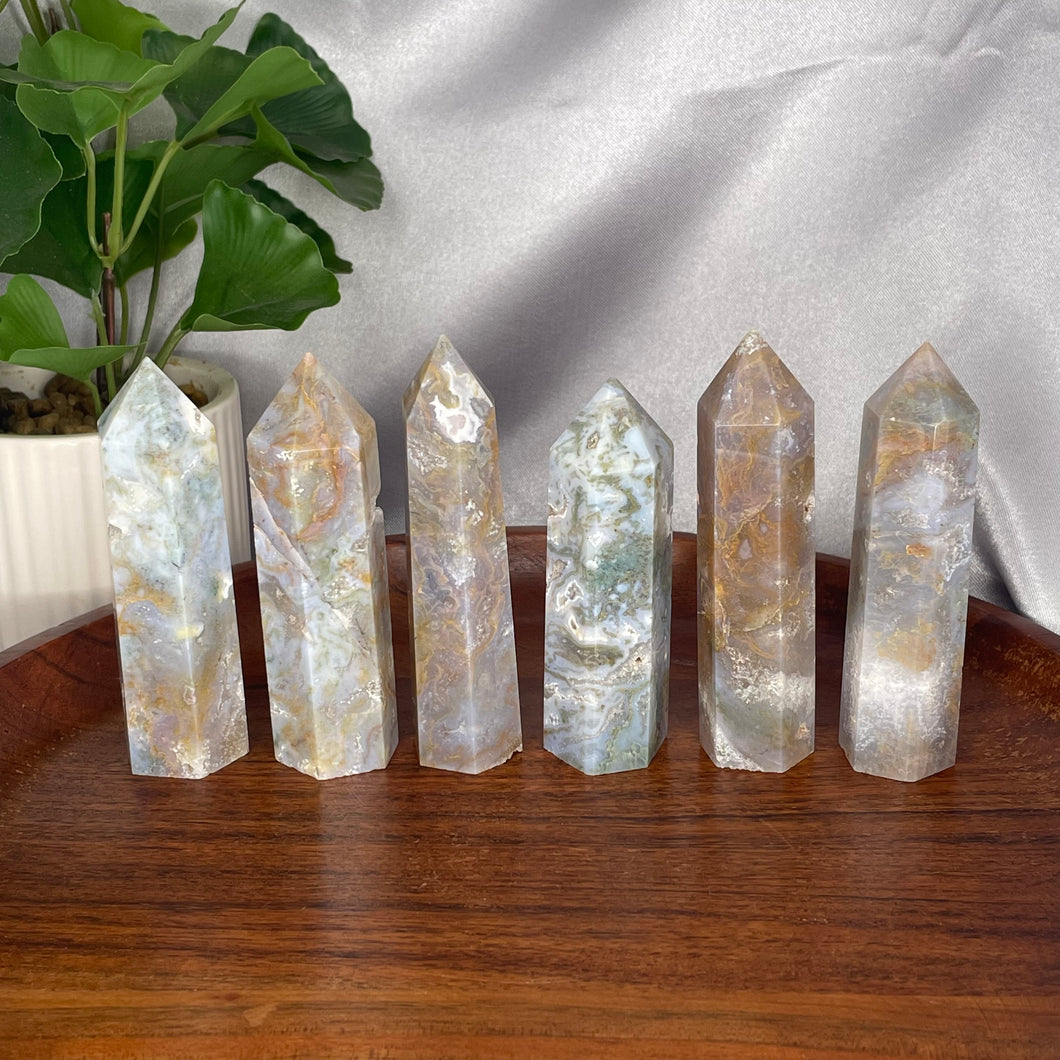 Moss Agate Towers