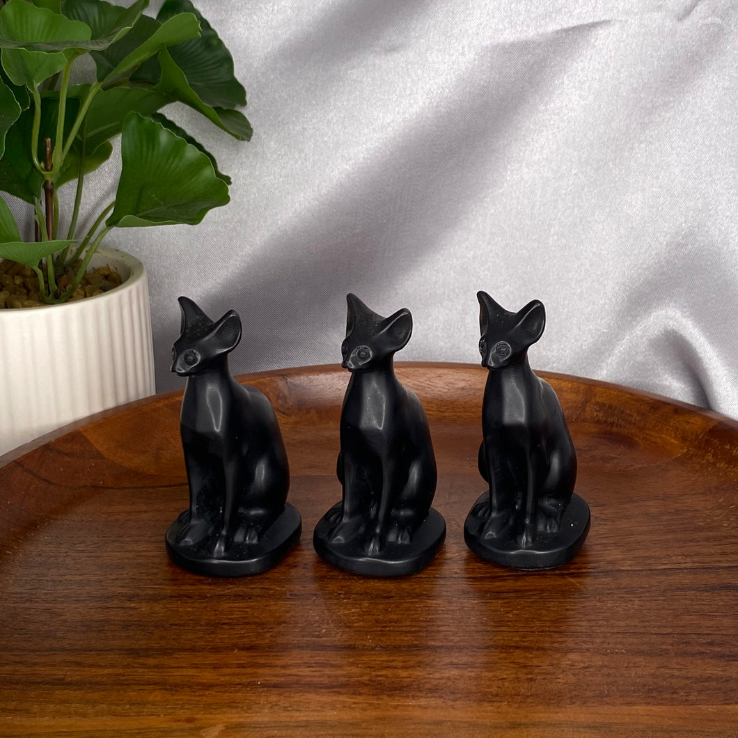 Black Obsidian Cats