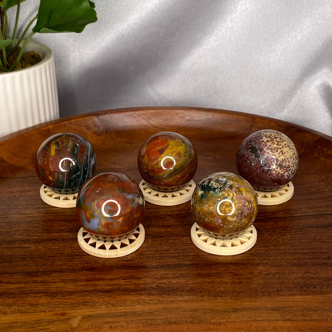 Ocean Jasper Spheres