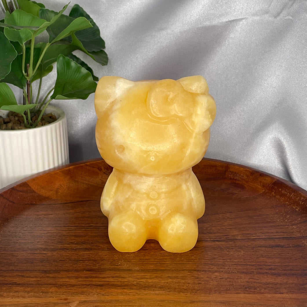 Orange Calcite XL Hello Kitty