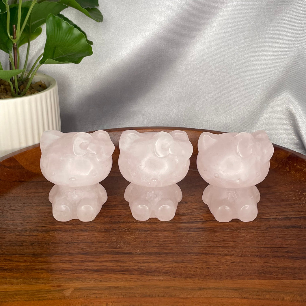 Rose Quartz Hello Kitty