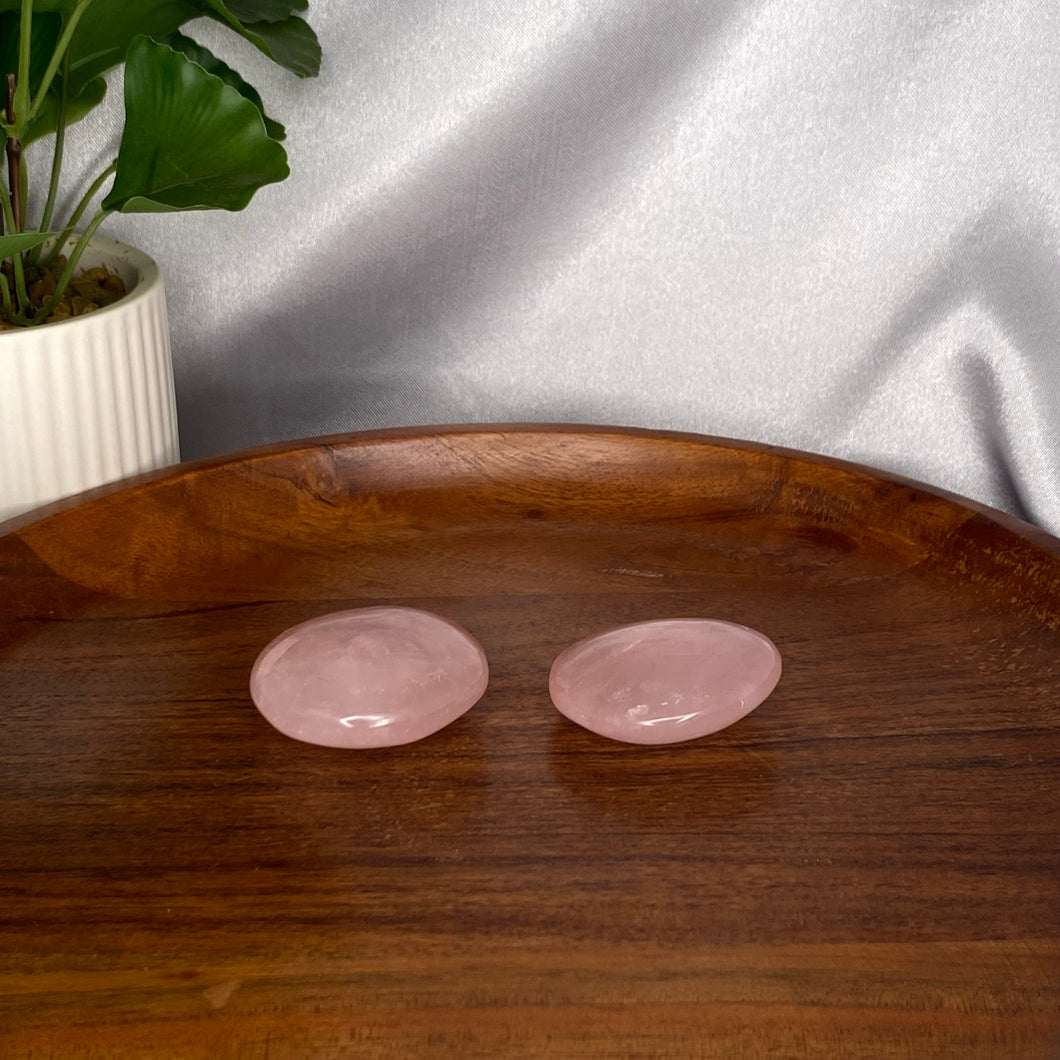 Rose Quartz Palm Stones