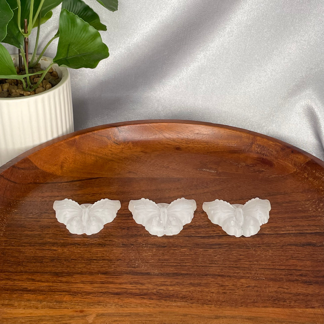 Selenite (Satin Spar) Butterflies