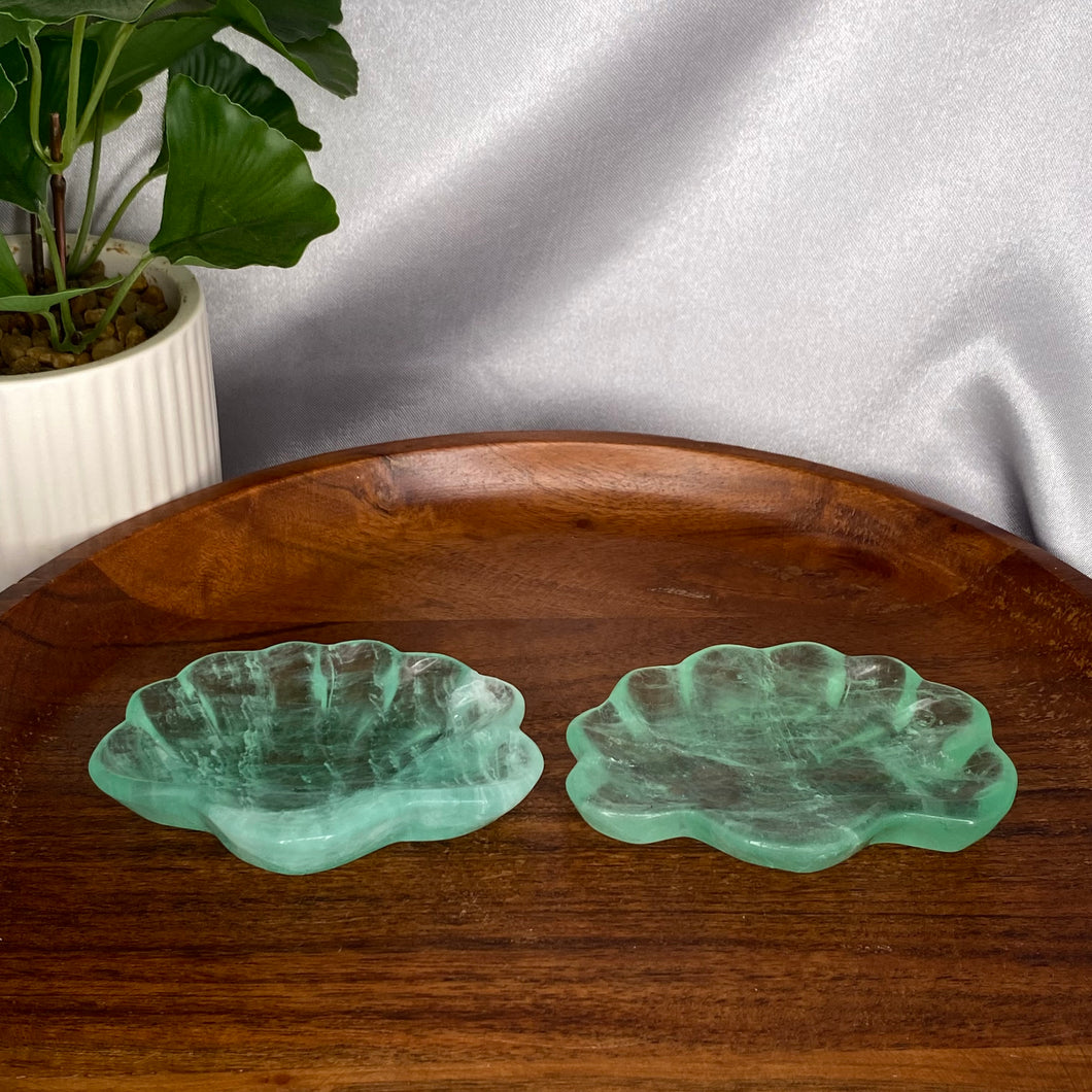 Fluorite Shell Bowls