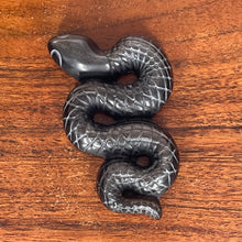 Load image into Gallery viewer, Silver Sheen Obsidian Snakes
