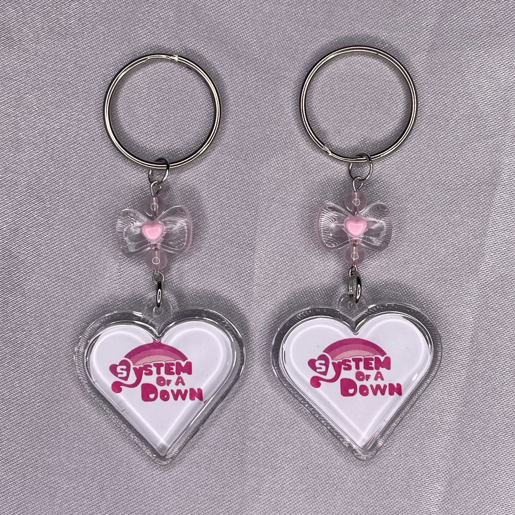 System of a Down Heart Keyrings