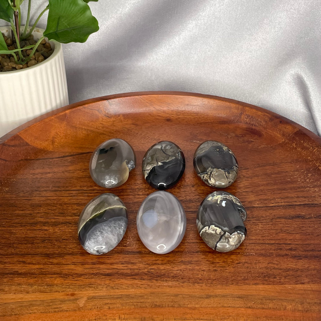 Volcano Agate Palm Stones