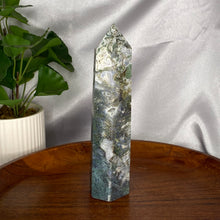 Load image into Gallery viewer, Moss Agate XL Towers
