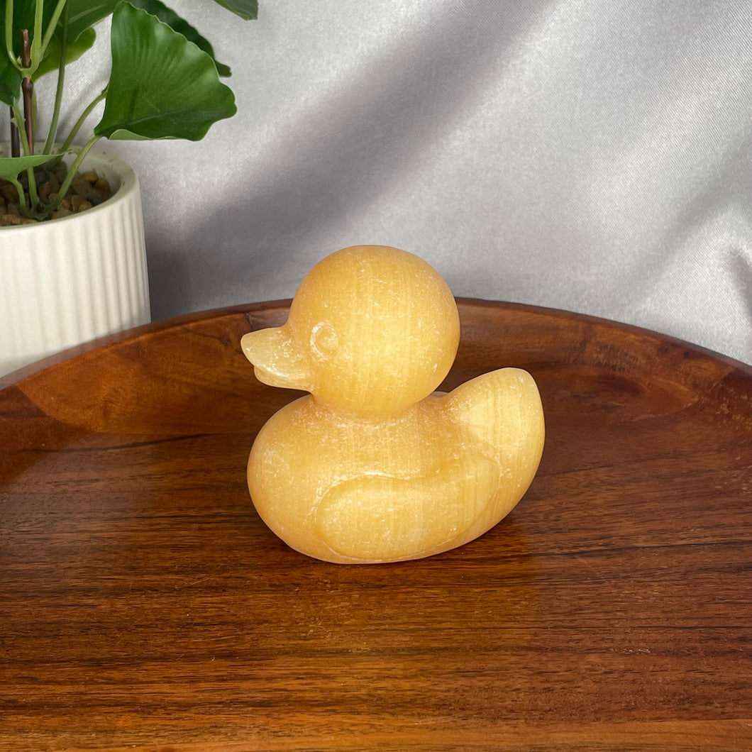 Orange Calcite XL Duck