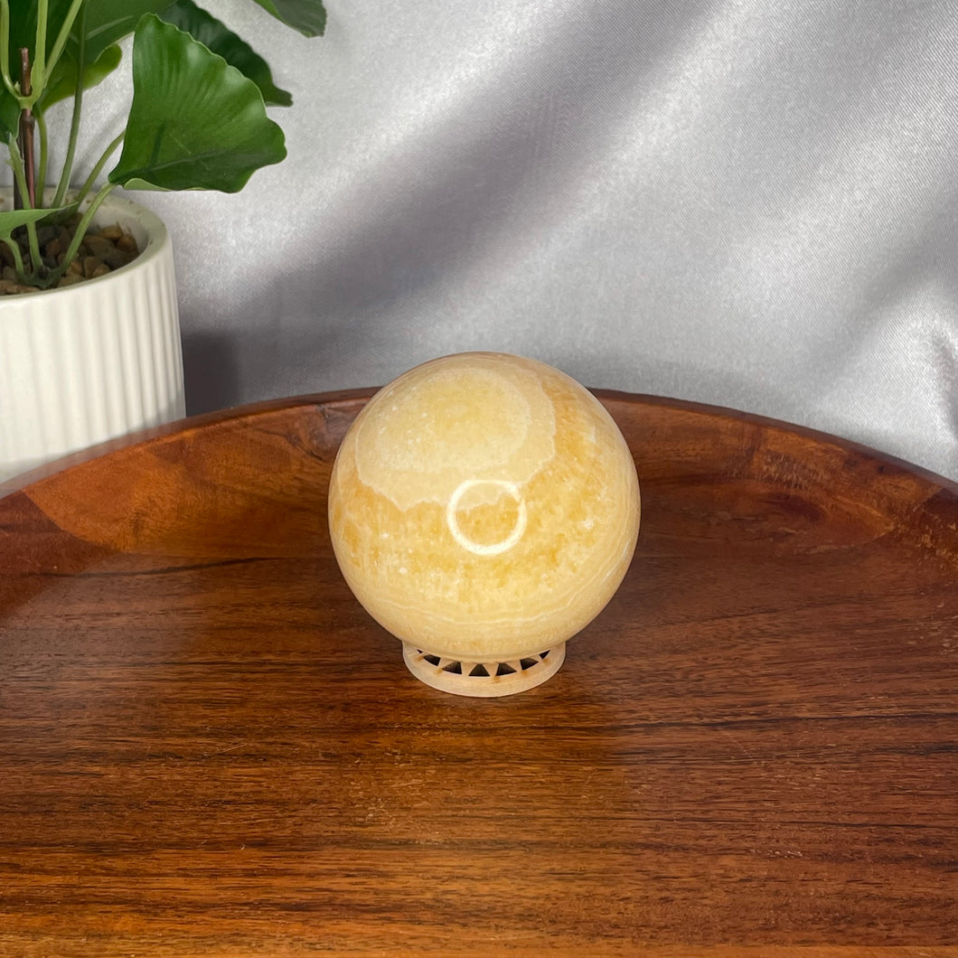 Yellow Calcite Sphere