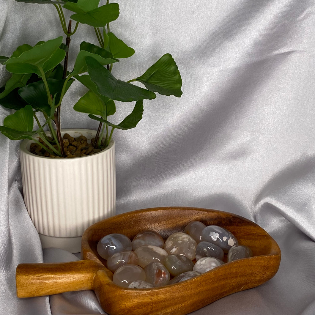 Flower Agate Tumbles