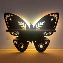 Load image into Gallery viewer, Butterfly Wooden LED Display Shelf
